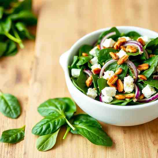 Honey-Balsamic Spinach Salad Recipe
